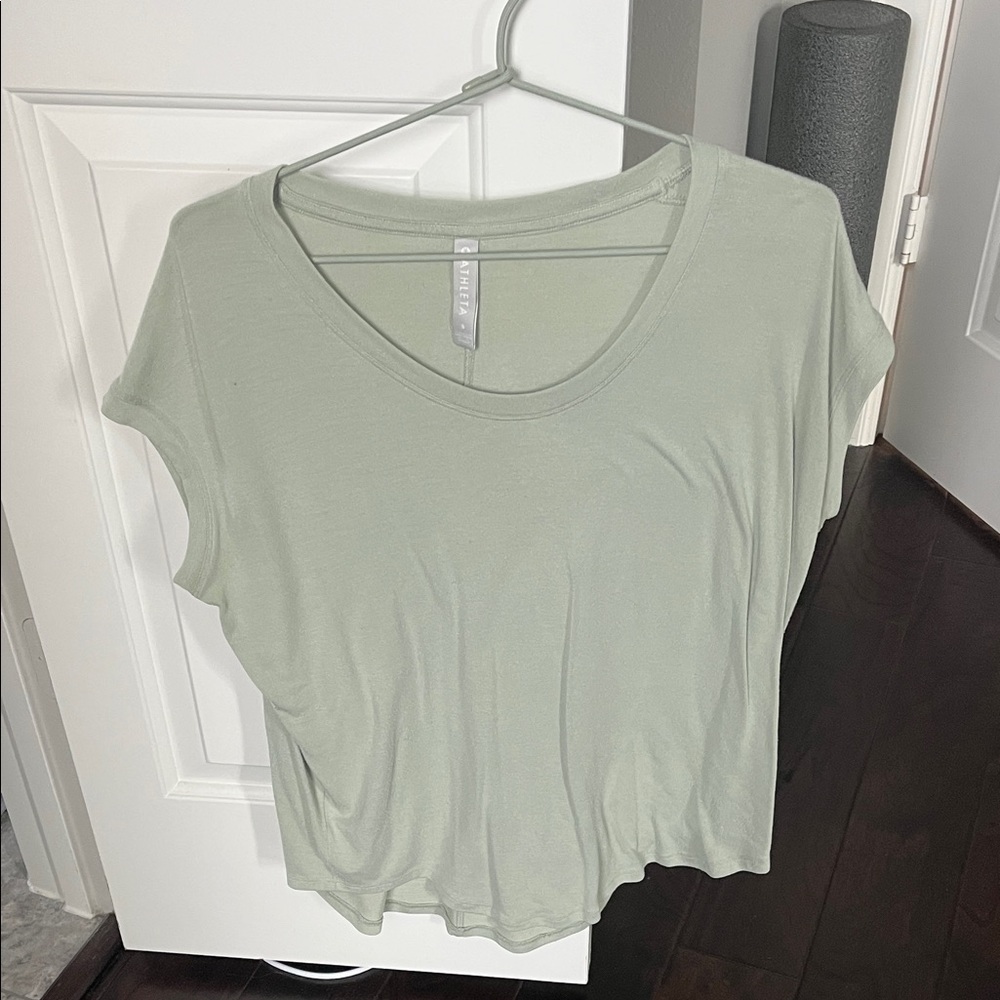 Athleta Mint Green Short Sleeve Tee